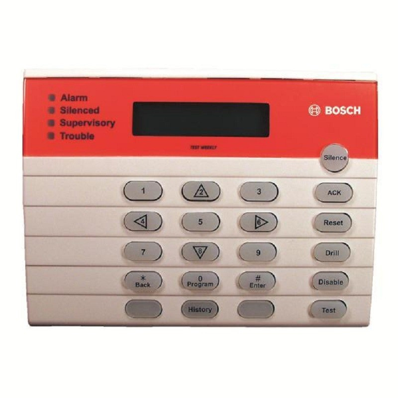 Teclado Remoto / Anunciador LCD para Sistema de Detección y Alarma contra Incendios - Bosch
