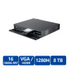 Grabador Digital NVR de 16 Canales con Salida VGA/HDMI y Almacenamiento de hasta 8 TB para Sistemas de Seguridad ITSE
