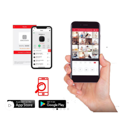 Kit 8 Cámaras Seguridad IP 2 Megapixeles con Audio Vision Nocturna a Colores y POE Hikvision KITIP8 2MP