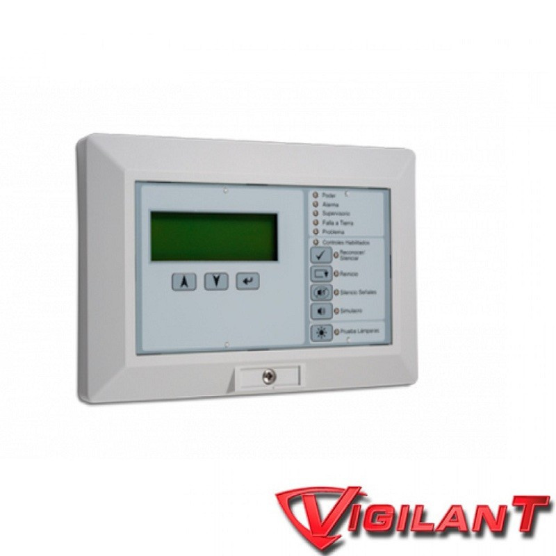 Anunciador Remoto LCD Vigilant (Kidde/Edwards) para Sistemas de Alarma Contra Incendios